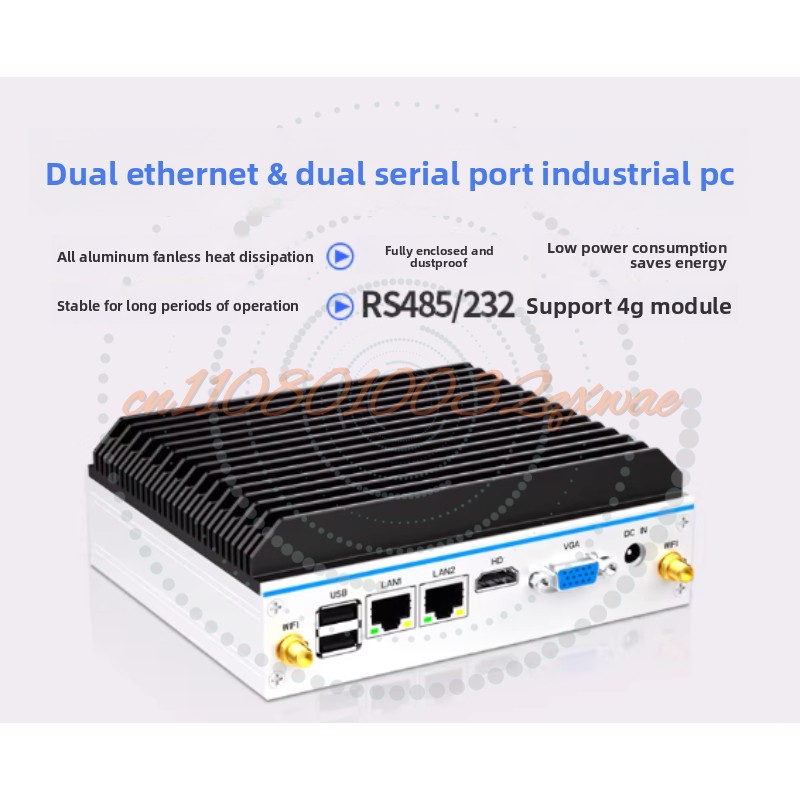 Fanless Industrial Pc Rs485 Core I7 - Mini Industrial PC - Quad-Core N100/J1900/J6412,