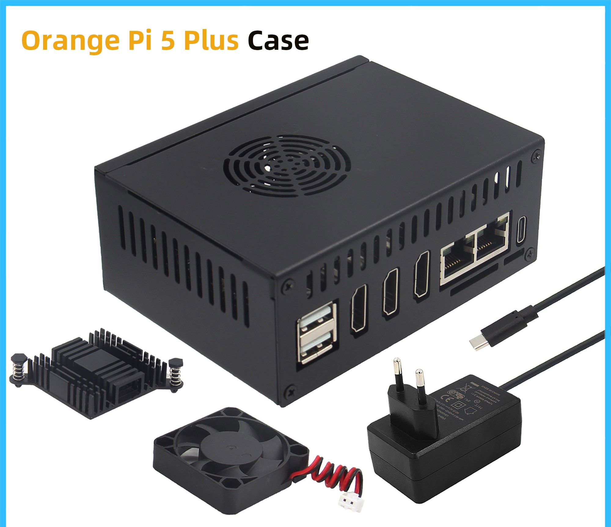 Orange Pi 5 Plus 16Gb - Orange Pi 5 Plus Case(N508) with